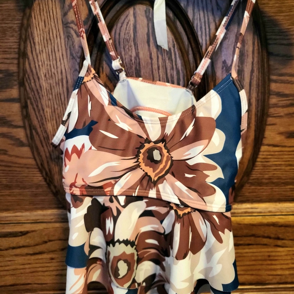 SHEIN Floral Tankini🧜🏻‍♀️